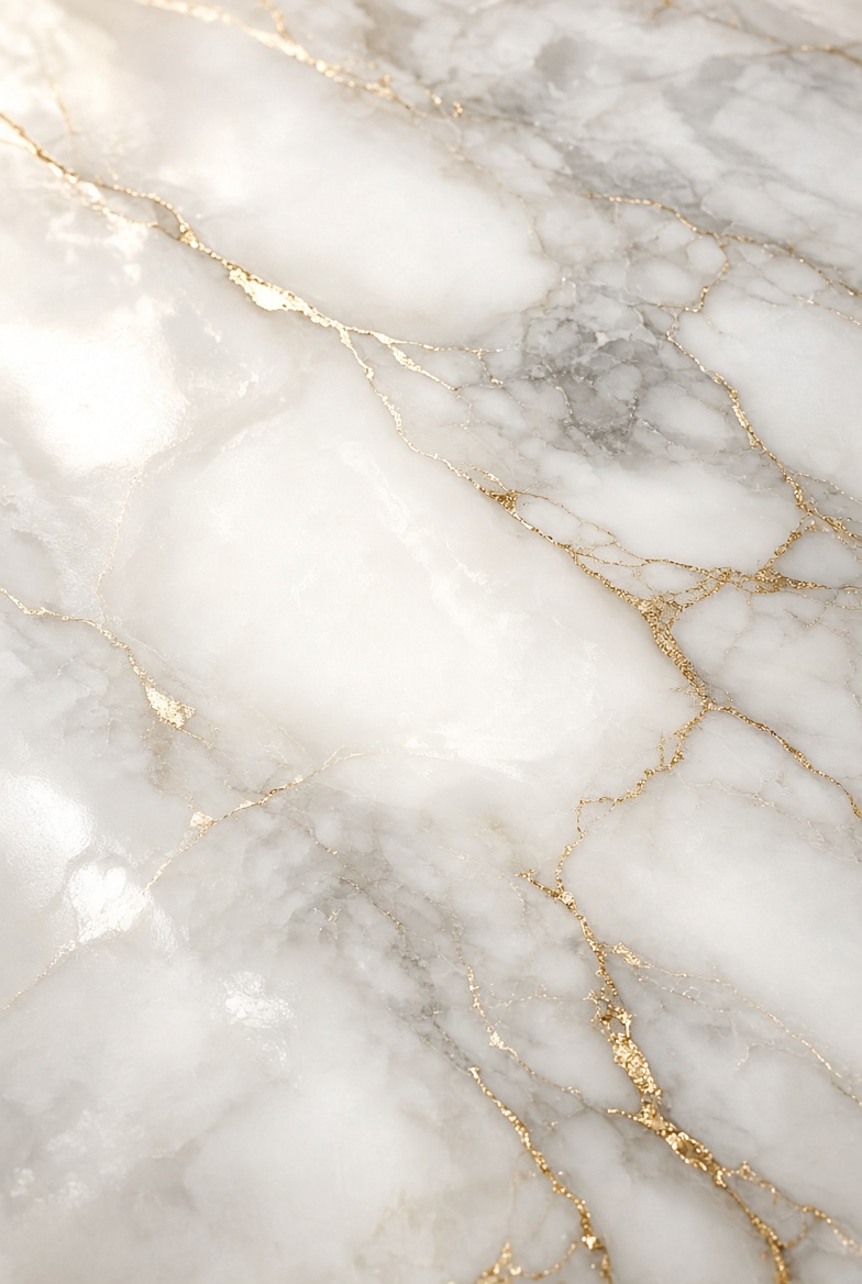 Soft white quartz with gold veining