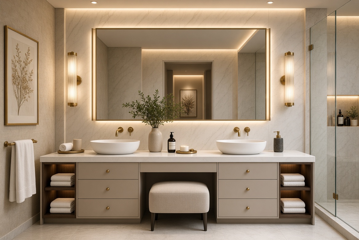 Luxury bathroom vanity