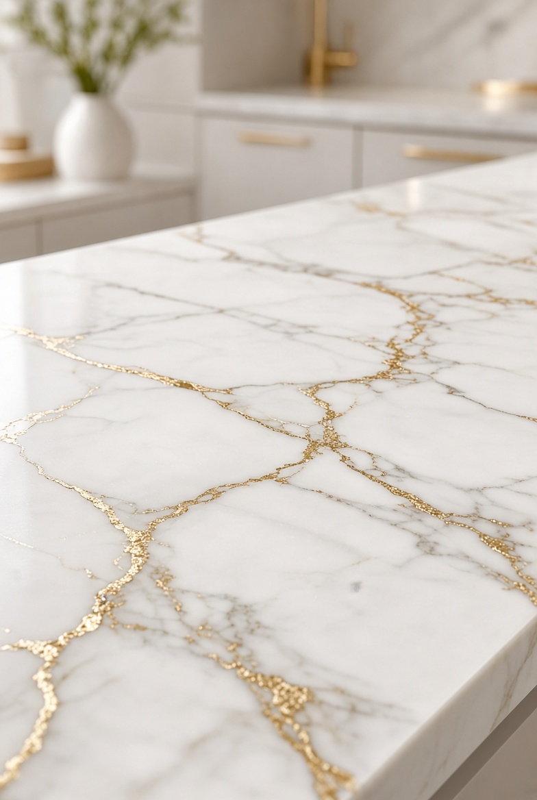 Calacatta inspired quartz
